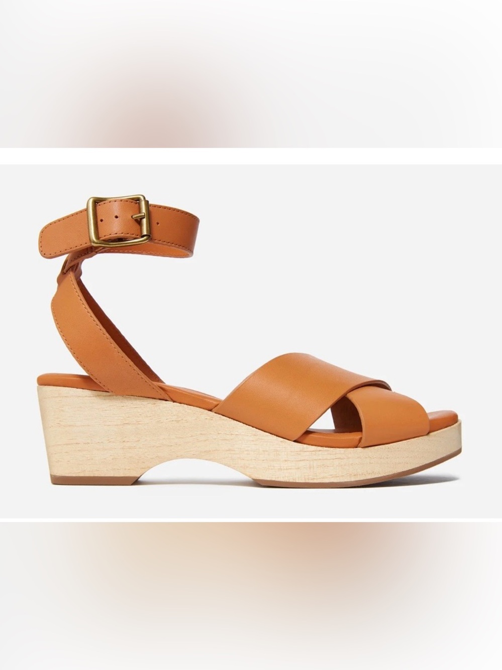 Everlane leather clog sandals women size 9 boho comfy